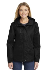 Port Authority Ladies All-Conditions Jacket L331 (Color: Black, size: L)