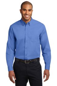 Port Authority Long Sleeve Easy Care Shirt S608 (Color: Ultramarine Blue, size: 5XL)