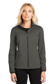 Port Authority Ladies Active Soft Shell Jacket L717 (Color: Grey Steel, size: S)