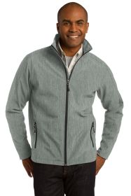 Port Authority Core Soft Shell Jacket J317 (Color: Pearl Grey Heather, size: 5XL)