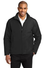 Port Authority Challenger II Jacket J354 (Color: True Black/ True Black, size: XS)