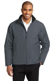 Port Authority Challenger II Jacket J354 (Color: Steel Grey/ True Black, size: 6XL)