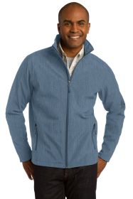 Port Authority Core Soft Shell Jacket J317 (Color: Navy Heather, size: 4XL)