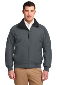 Port Authority Challenger Jacket J754 (Color: Steel Grey/ True Black, size: 2XL)