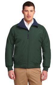 Port Authority Challenger Jacket J754 (Color: True Hunter/ True Navy, size: L)
