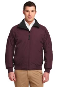 Port Authority Challenger Jacket J754 (Color: Maroon/ True Black, size: S)