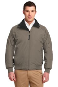 Port Authority Challenger Jacket J754 (Color: Khaki/ True Black, size: Xl)