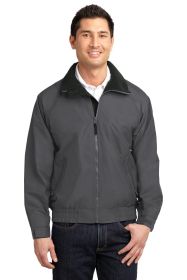 Port Authority Competitor Jacket JP54 (Color: Deep Smoke/ Black, size: Xl)