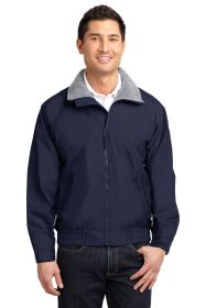 Port Authority Competitor Jacket JP54 (Color: True Navy/ Grey Heather, size: M)