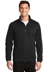 Port Authority Active Soft Shell Jacket J717 (Color: Deep Black, size: 3XL)