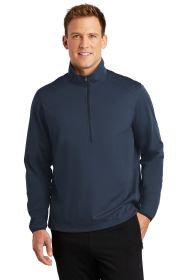 Port Authority Active 1/2-Zip Soft Shell Jacket J716 (Color: Dress Blue Navy, size: 2XL)