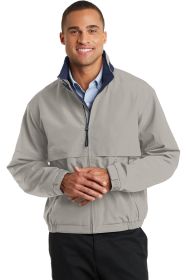Port Authority Legacy Jacket J764 (Color: Stone/ Dark Navy, size: Xl)