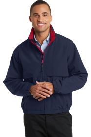 Port Authority Legacy Jacket J764 (Color: Dark Navy/ Red, size: L)